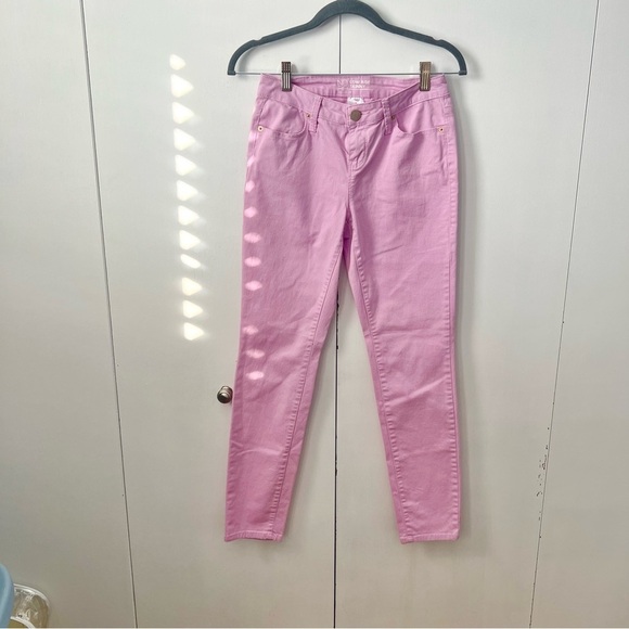 No Boundaries Pink Lilac Skinny Pants Size 5 - Picture 3 of 8
